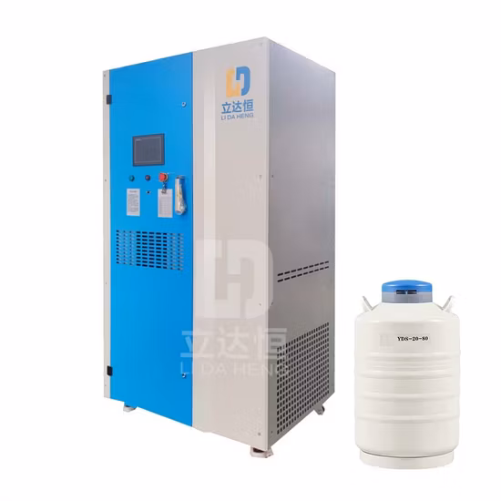 Piccolo generatore di azoto liquido