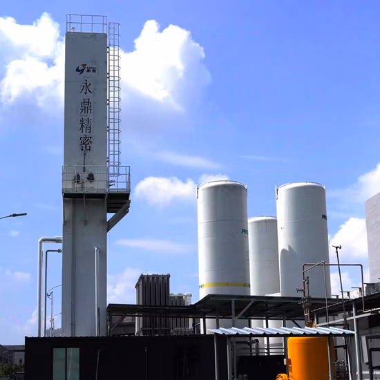 Impianto criogenico di separazione dell'aria liquida, impianto di generazione di azoto di ossigeno liquido